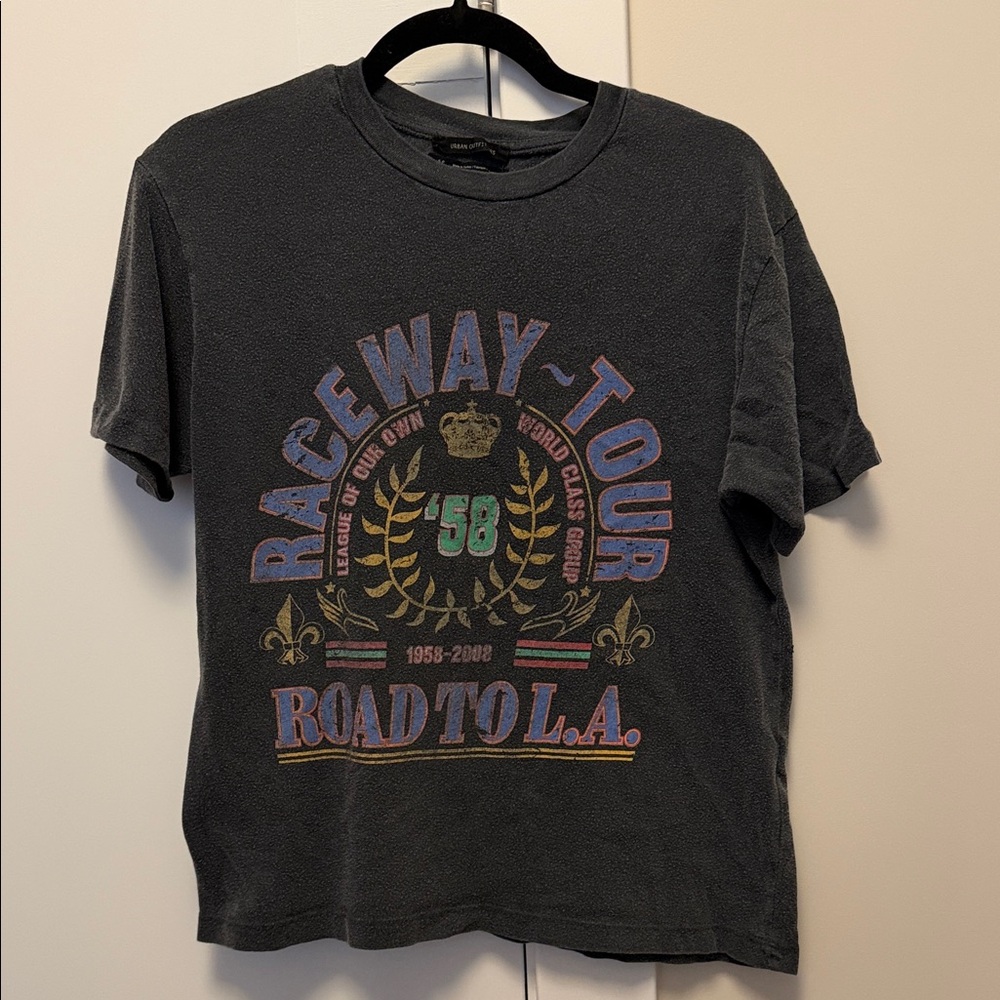 Urban Outfitters Dark Gray Graphic Tee